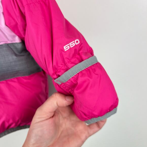 The North Face Girls Moondoggy 2.0 Hooded Puffer jacket 6-12 Months - Picture 4 of 12